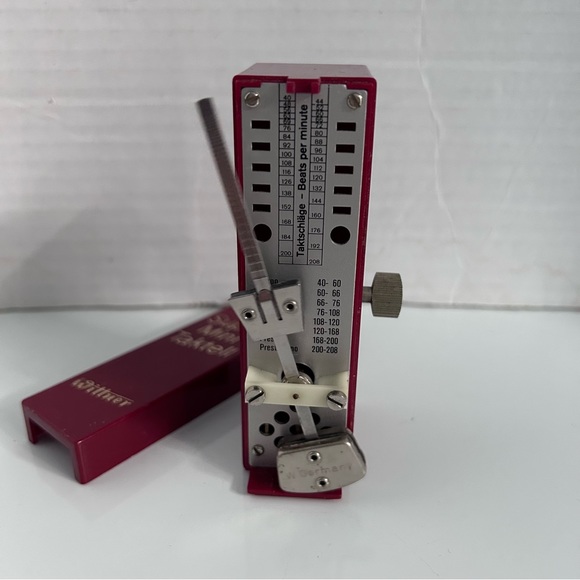 Wittner super mini-taktell metronome, ruby - Picture 7 of 9